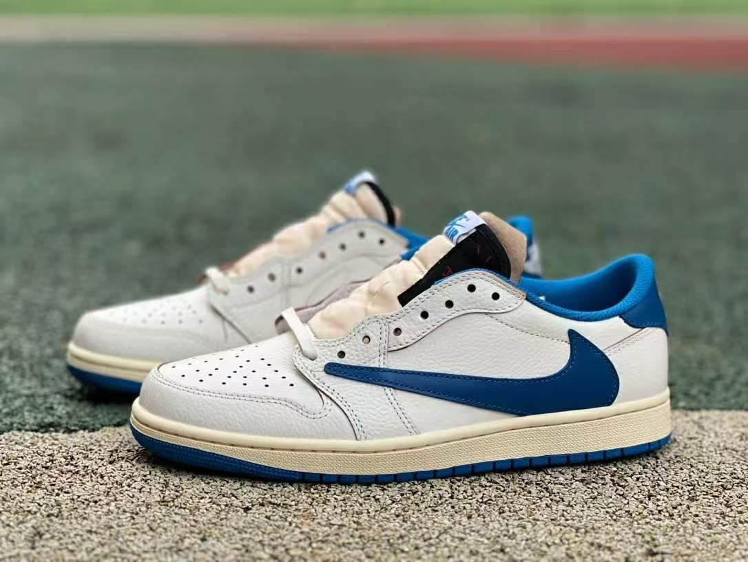 DM7866-104 Fragment Design x Travis Scott x Air Jordan 1 Retro Low New