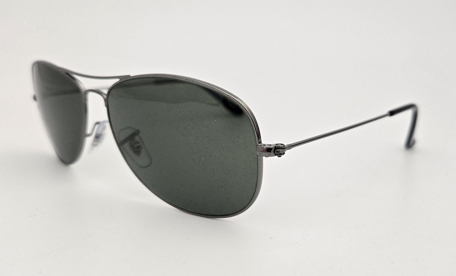 Ray Ban Sunglasses NEW 3362 Cockpit Color 004 Gun Grey Size 59 Large Authentic
