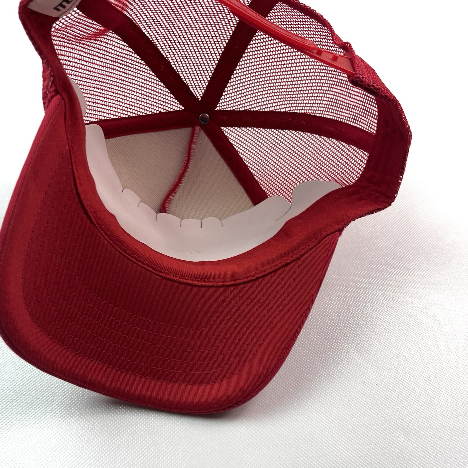 Muka Voodoo Bunny Red Mesh Trucker Snapback Baseball Hat Cap Adjustable