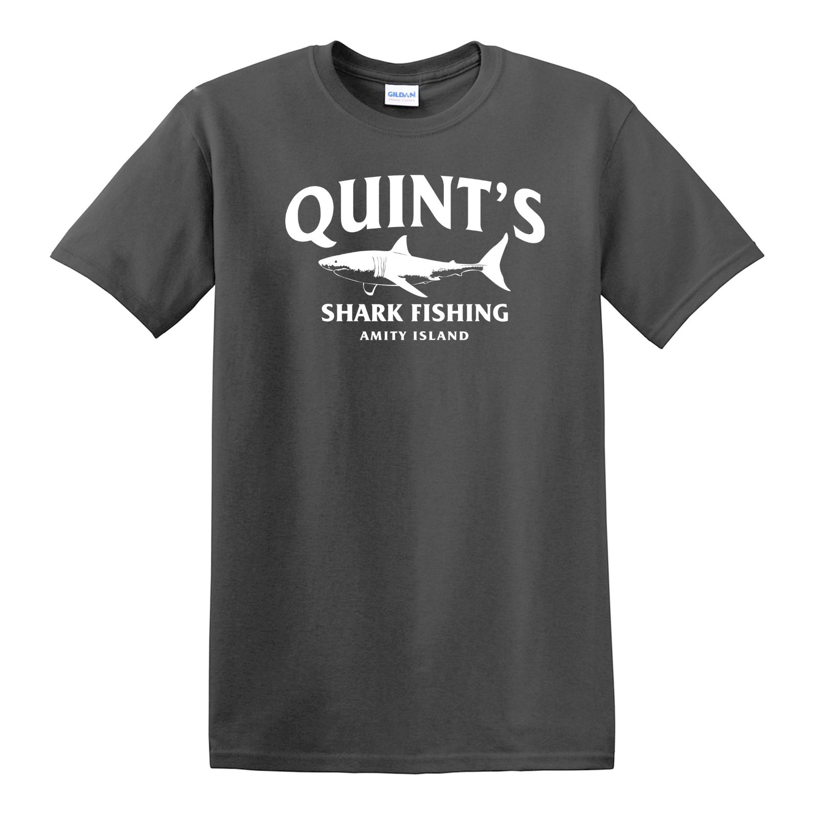 QUINT’S SHARK FISHING T-shirt – S to 6XL – Jaws Amity Shark Week