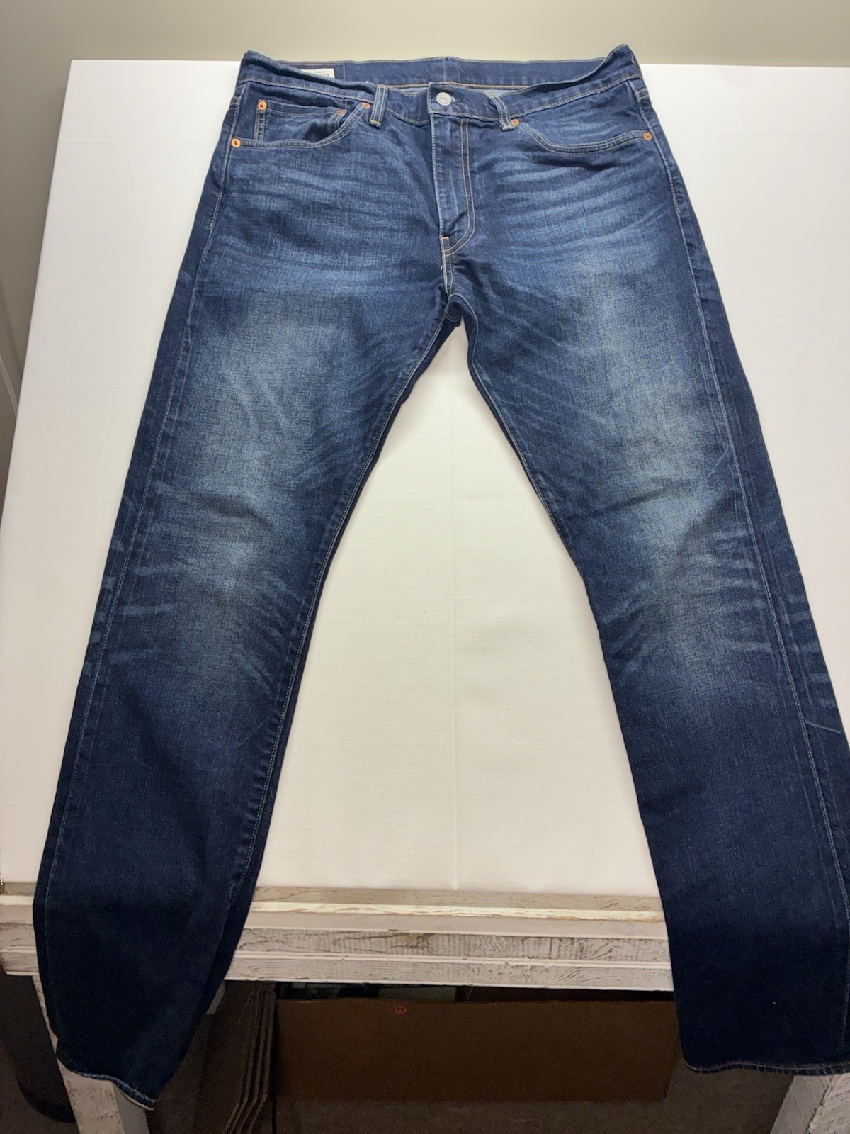 Levi Strauss Co Mens 511 Straight Leg Jeans Blue Denim Size 36×34