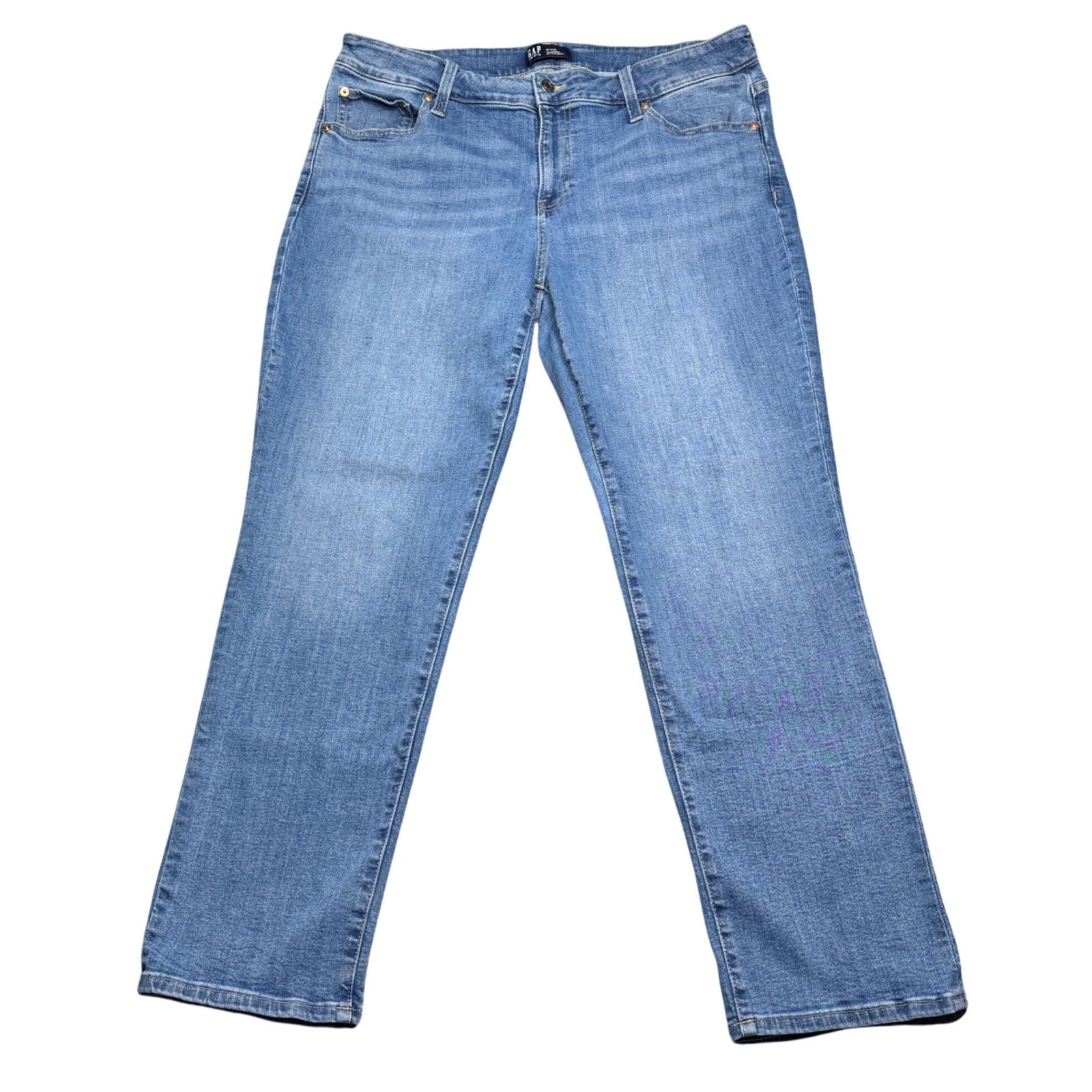 GAP Classic Straight Leg Jeans Denim Everyday Casual Comfort Women’s Size 18