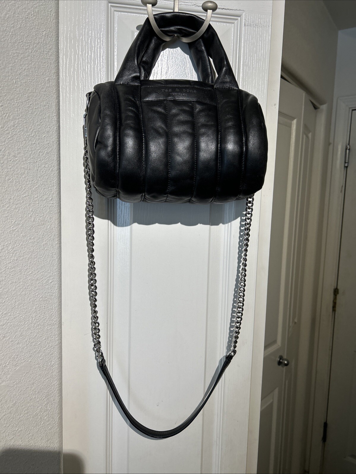 Rag & Bone Mini Cloud Duffle Crossbody Shoulder Bag 10x7x3”