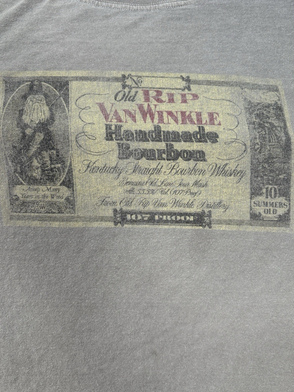 Pappy & Company Old Rip Van Winkle Bourbon 2XL T-shirt