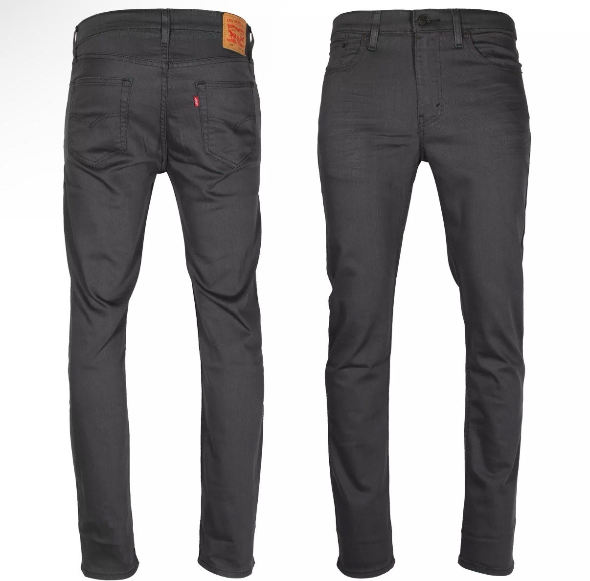 LEVI’S 511 Slim Stretch Men’s Charcoal Gray Jeans 33 x 32 NEW WITH TAGS!