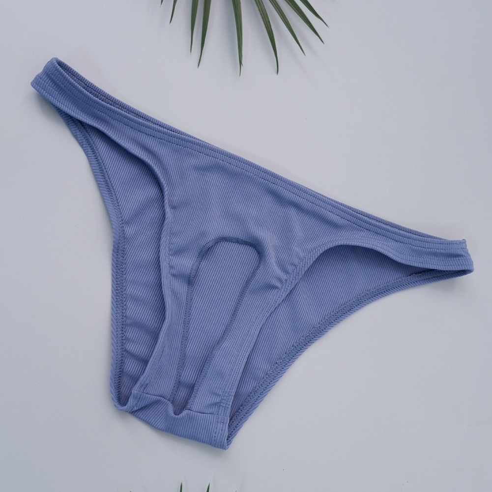 Mens Breathable Quick Dry Low Rise Underwear Solid Color Briefs for All Seasons