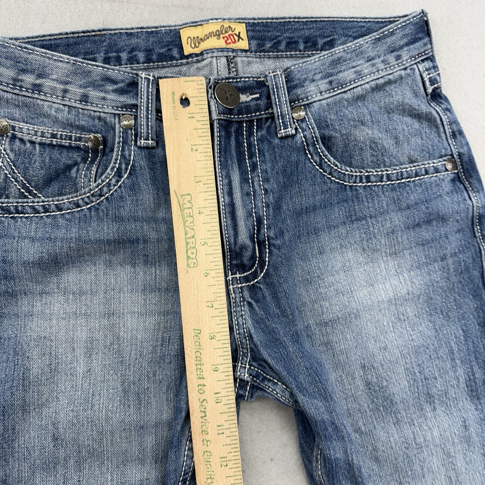 Wrangler 20X Jeans Mens 30×32 Blue Vintage Bootcut Cowboy Rodeo Western Denim