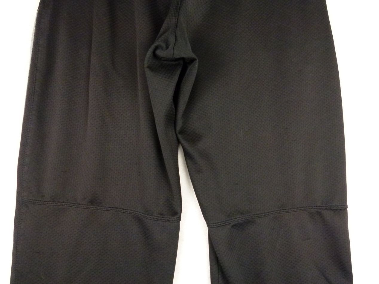 Starter Men’s Medium 32-34 Black Solid Track Pants Elastic Waist Zip Pockets