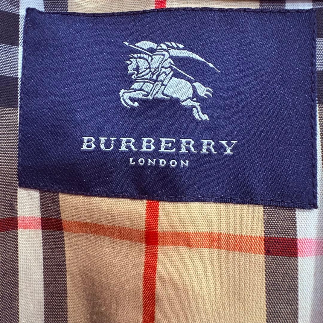 Made in England Burberry London Nova Check Long Trench UK8 All Over Pattern