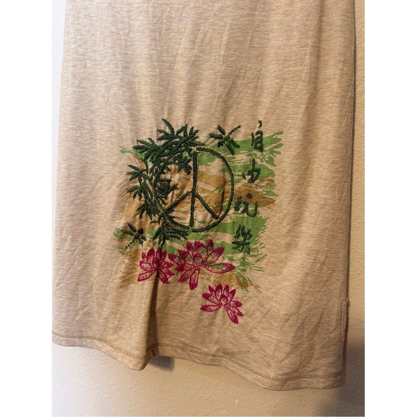 Double D Ranch Boho Festival Top Tunic Tank Top Size Medium