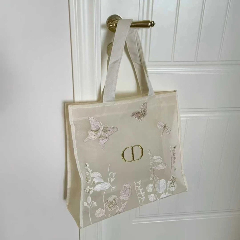 NEW Special Edition Lace Mesh Handbag – Butterfly Embroidered Mesh