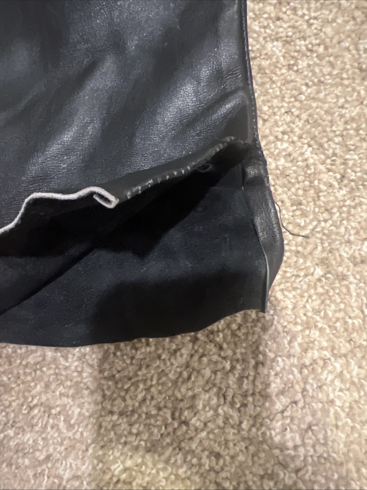 Vintage Leather King Motorcycle Pants Size 32 See Pictures and Description
