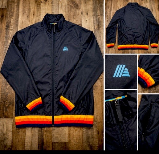 ALDI Windbreaker Jacket Small Black Full Zip Rare Grocery Store Merch NNT