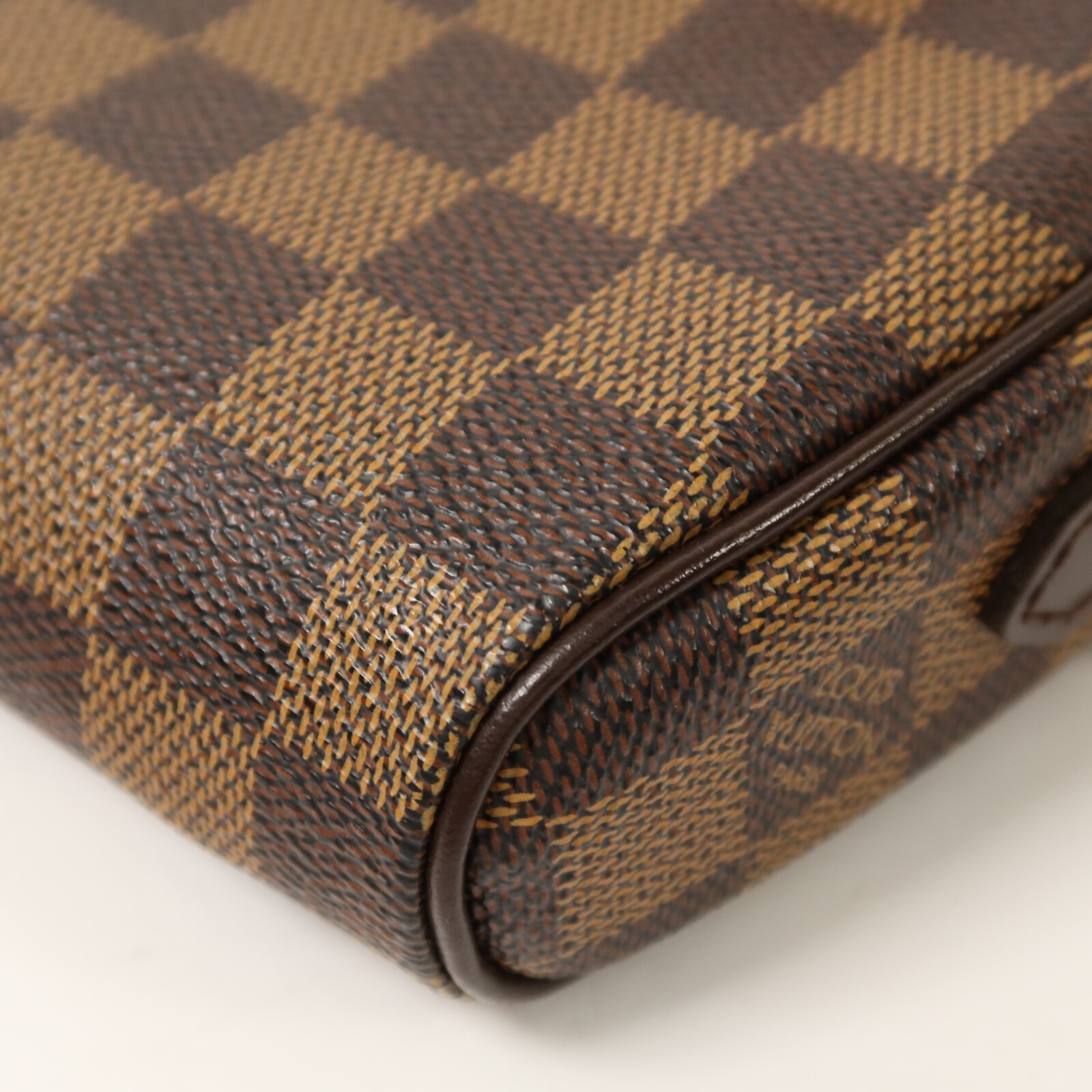 LOUIS VUITTON LV GHW Pochette Ipanema Shoulder Bag N51296 Damier Brown