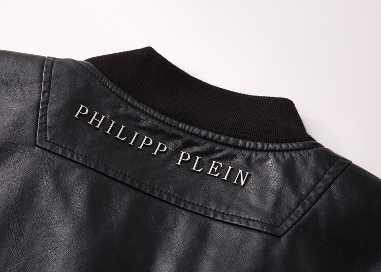 LEATHER JACKET PHILIPP PLEIN JACKET PHILIP LEATHER MOTORCYCLE BIKE JACKET NEW