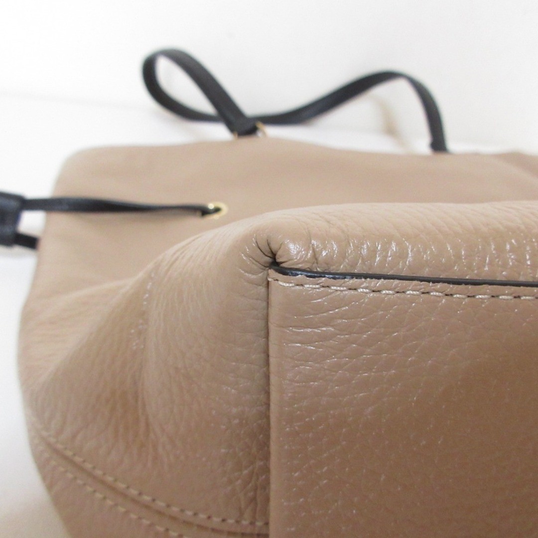 COACH Andy Tote Leather Tote Bag CA165 Beige Ladies Vintage Used