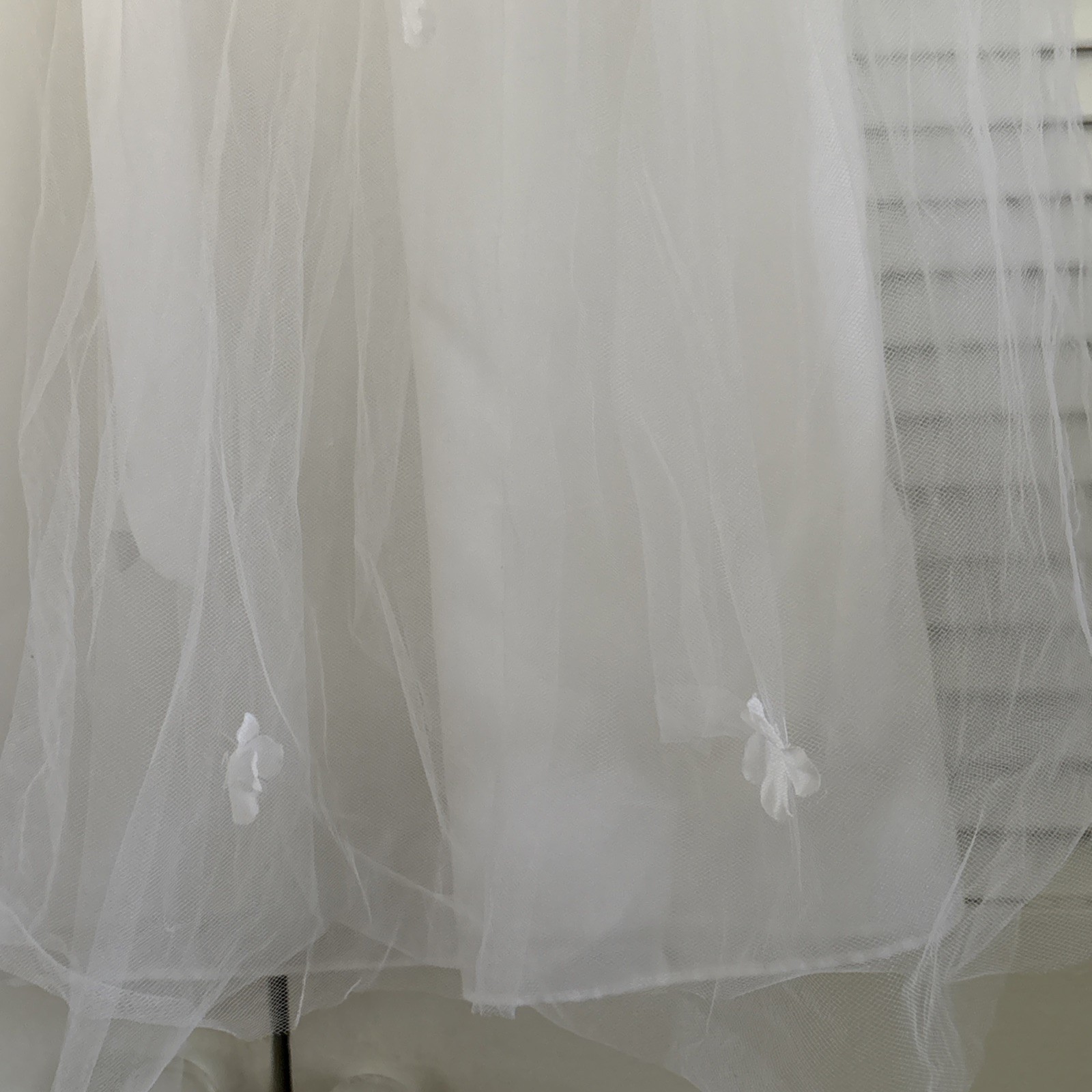 12-18 Month Long Christening Baptism Gown Dress & Cap