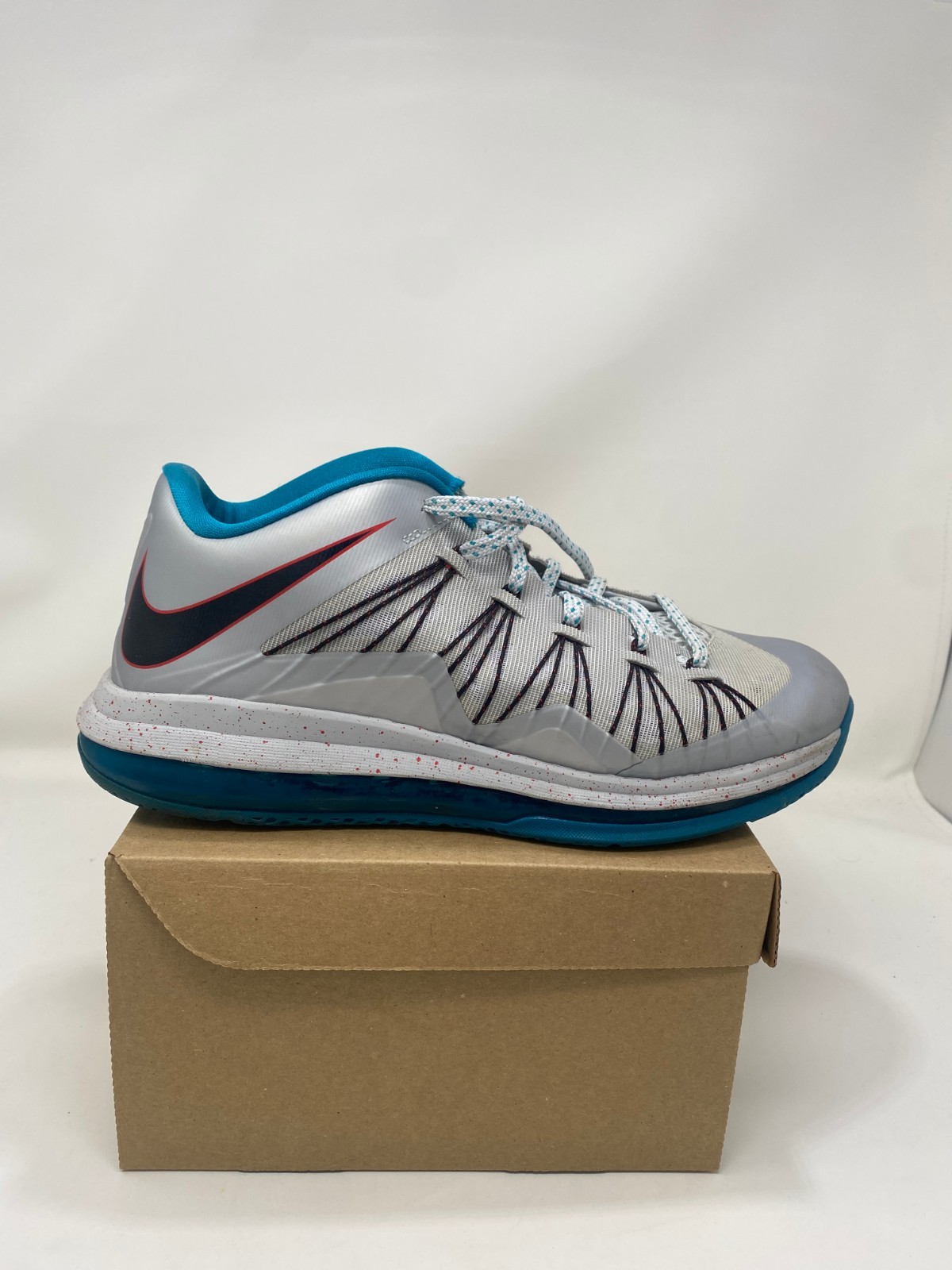 Size 9.5 – Nike Air Max LeBron 10 Low Tropical Teal Platinum