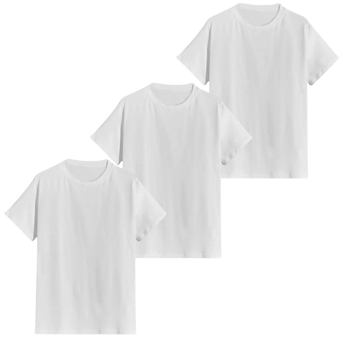 Uneek 5 PACK Unisex Mens CLASSIC T-SHIRT Plain 100% Cotton Blank Tee T shirt TOP