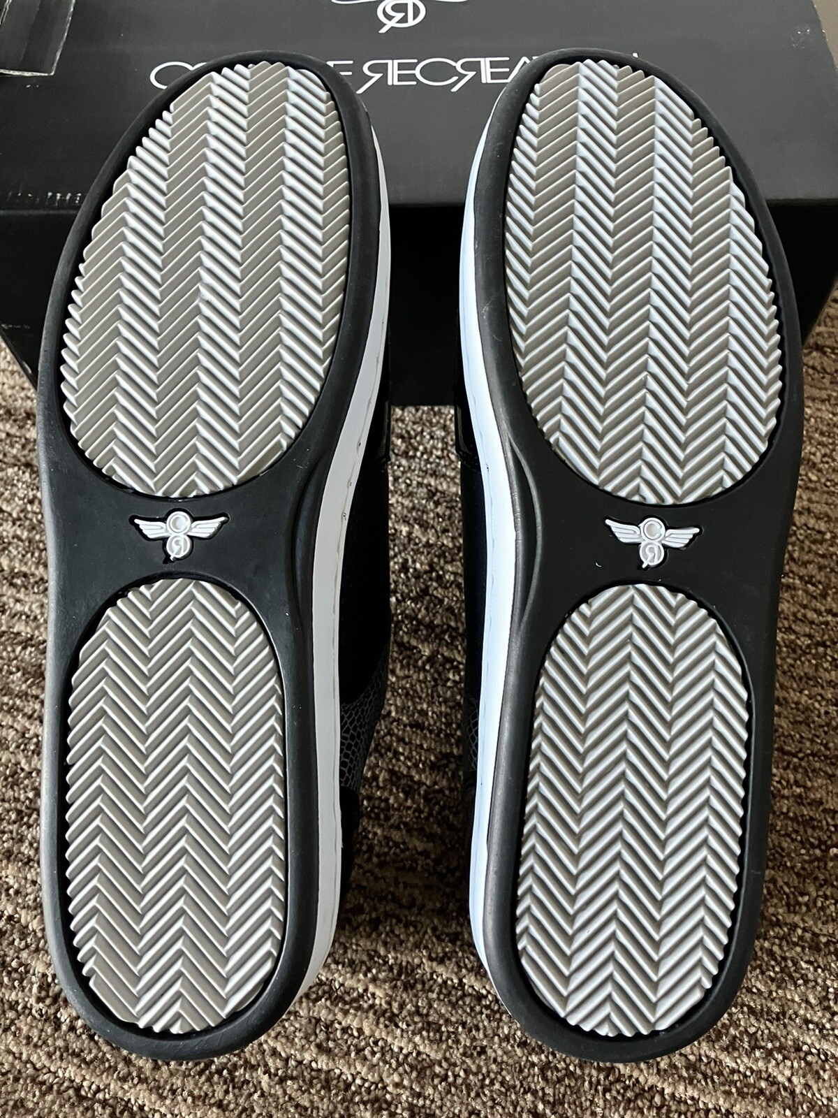Creative Recreation Cesario Lo Black Patent Snake Sz 11.5 CR4LO-37 New