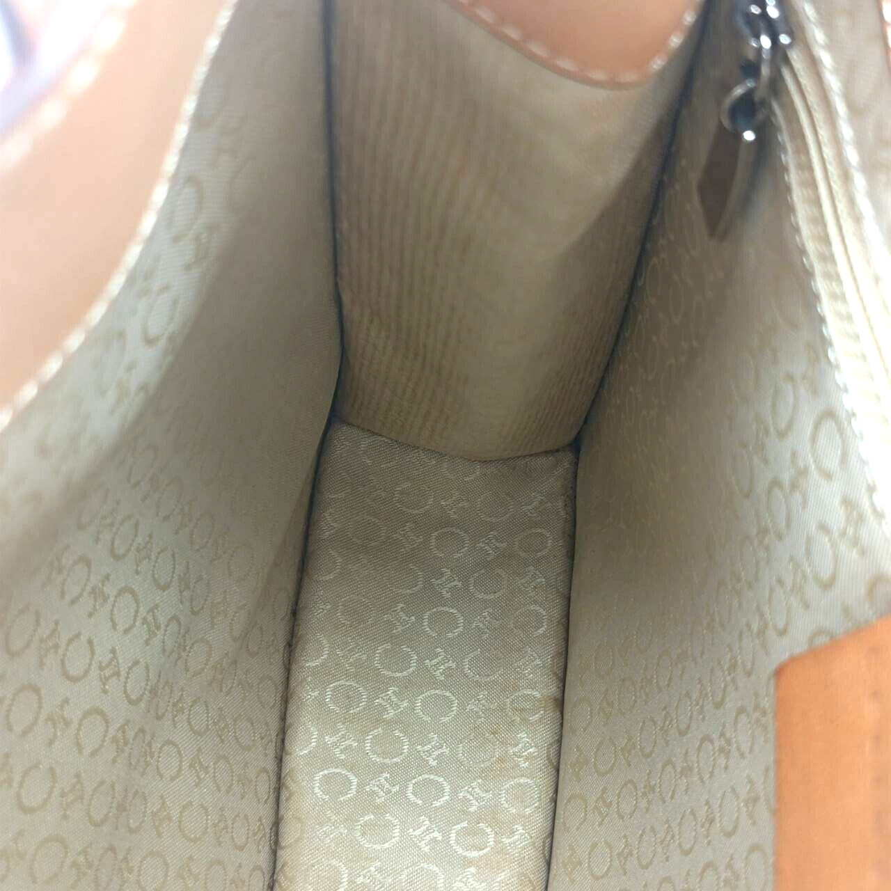 CELINE tote bag hand bag suede Macadam W 22cm/8.6in H 23cm/9.05in D 7cm/2.8in