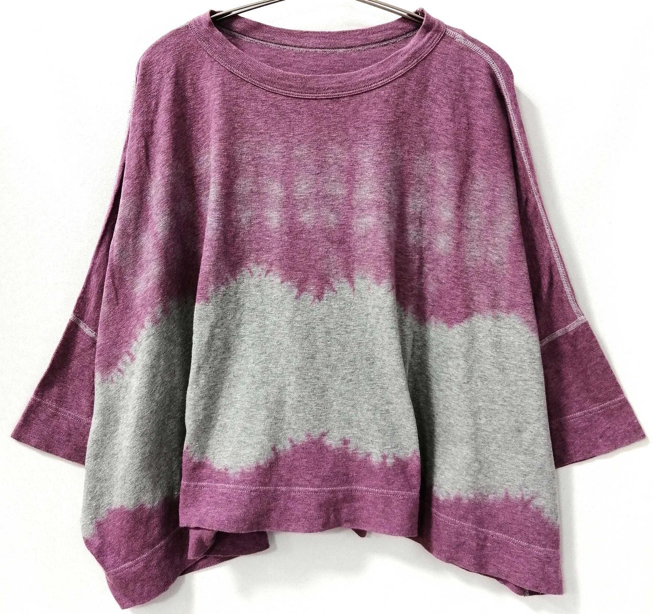 45RPM Tie-Dye Wide T-Shirt M 22in Chest Unisex Casual Top