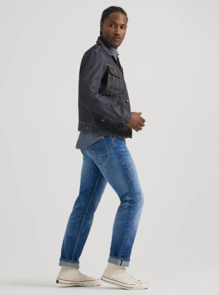 LEE 101Z RIDER Relaxed Straight Fit Japanese Denim 31×34 in Roberto Blue – NWT