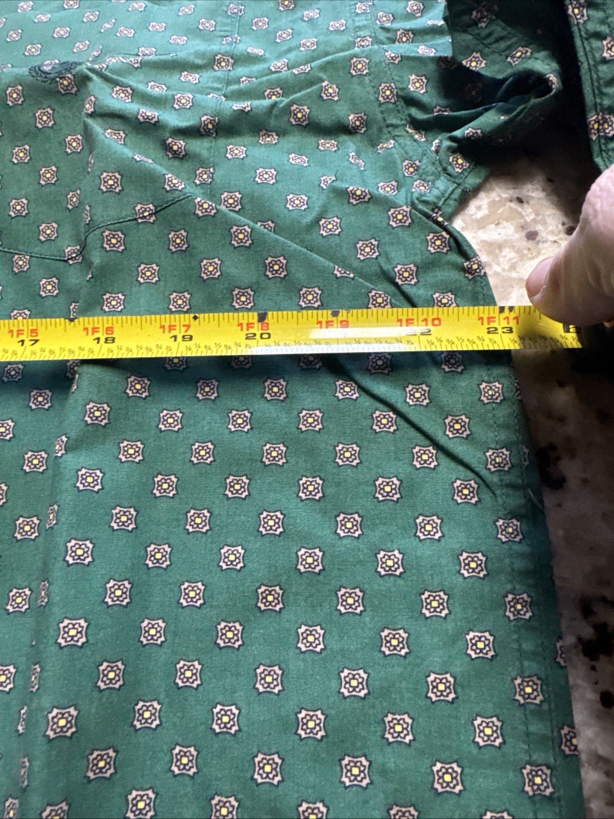 Vintage Duck Head Shirt Mens Large Button Down Long Sleeve Green 100% Cotton