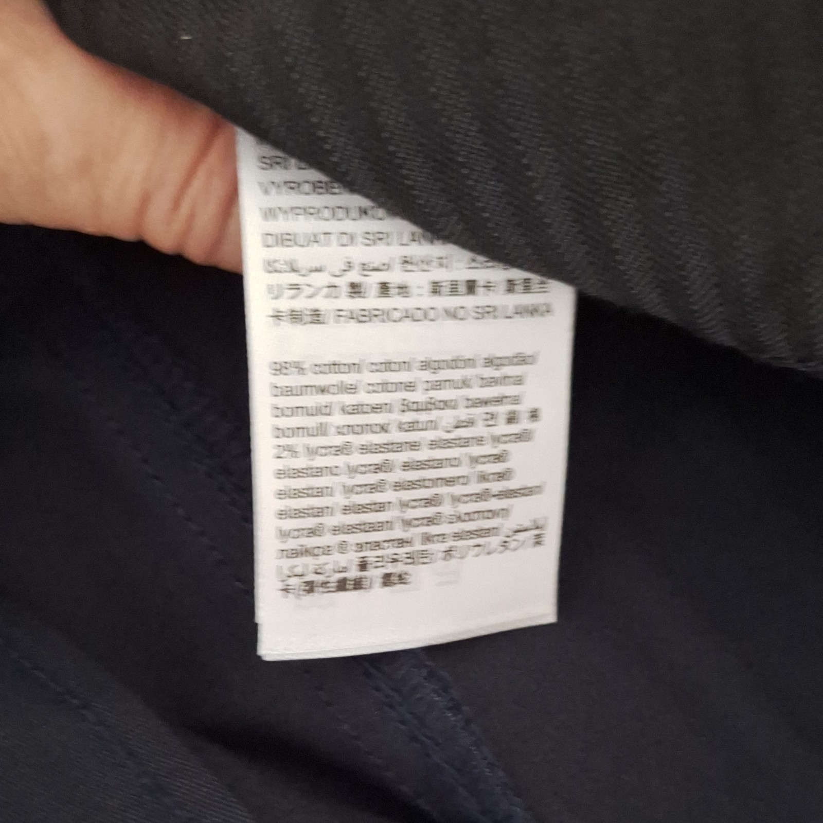 34Wx32L Calvin Klein Men’s Navy Twill Chino Pants Slim Fit Tapered Stretch