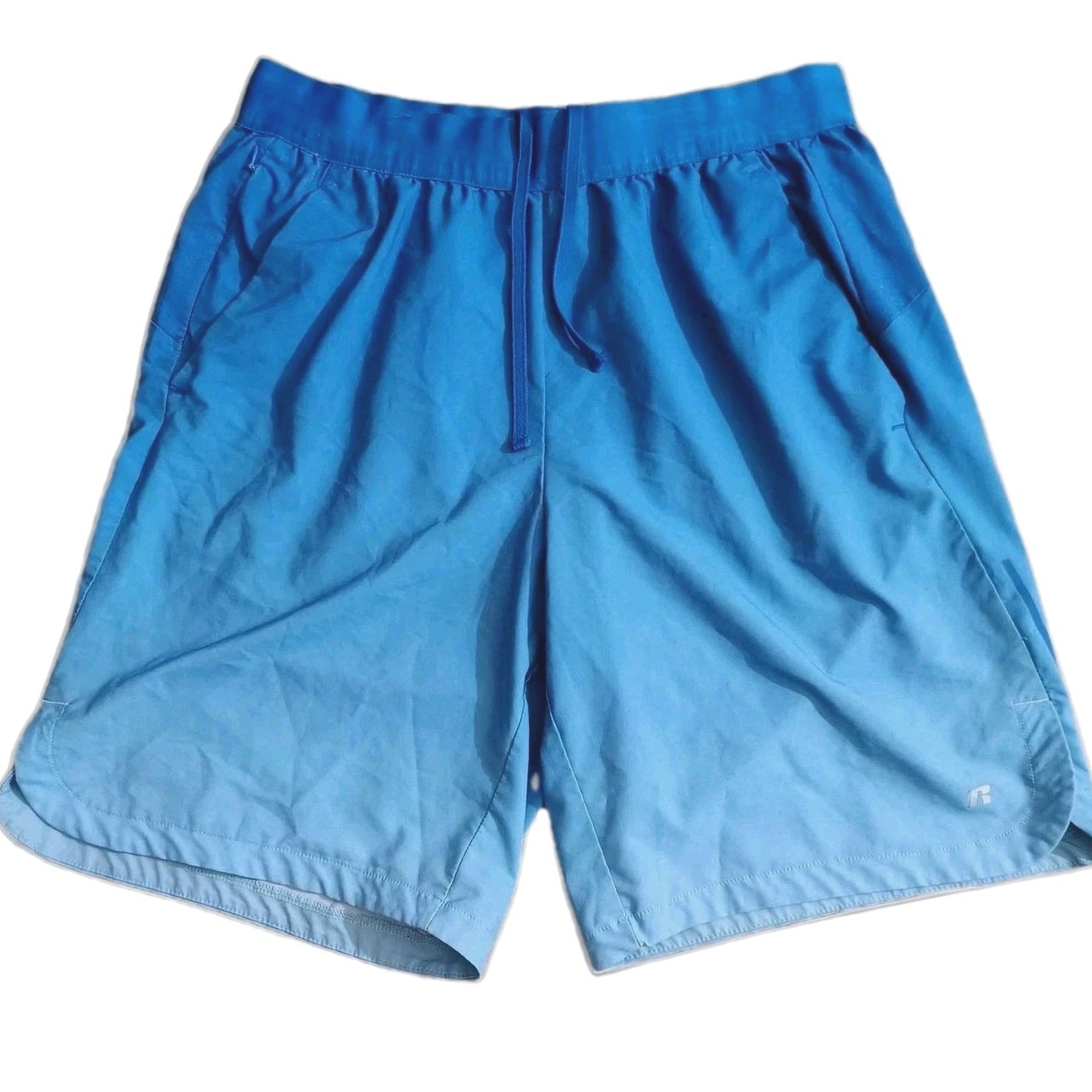 Russell Athletic Shorts Mens Medium Blue Dri Power 360 Lined