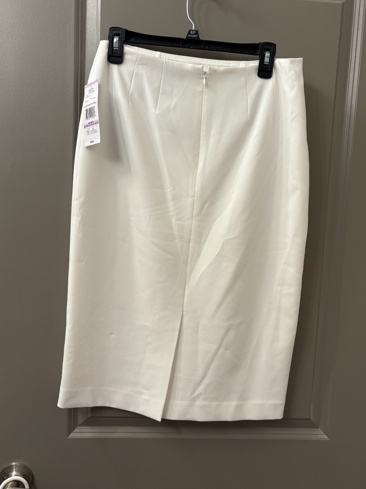 White H&M White Business Skirt – Size 6