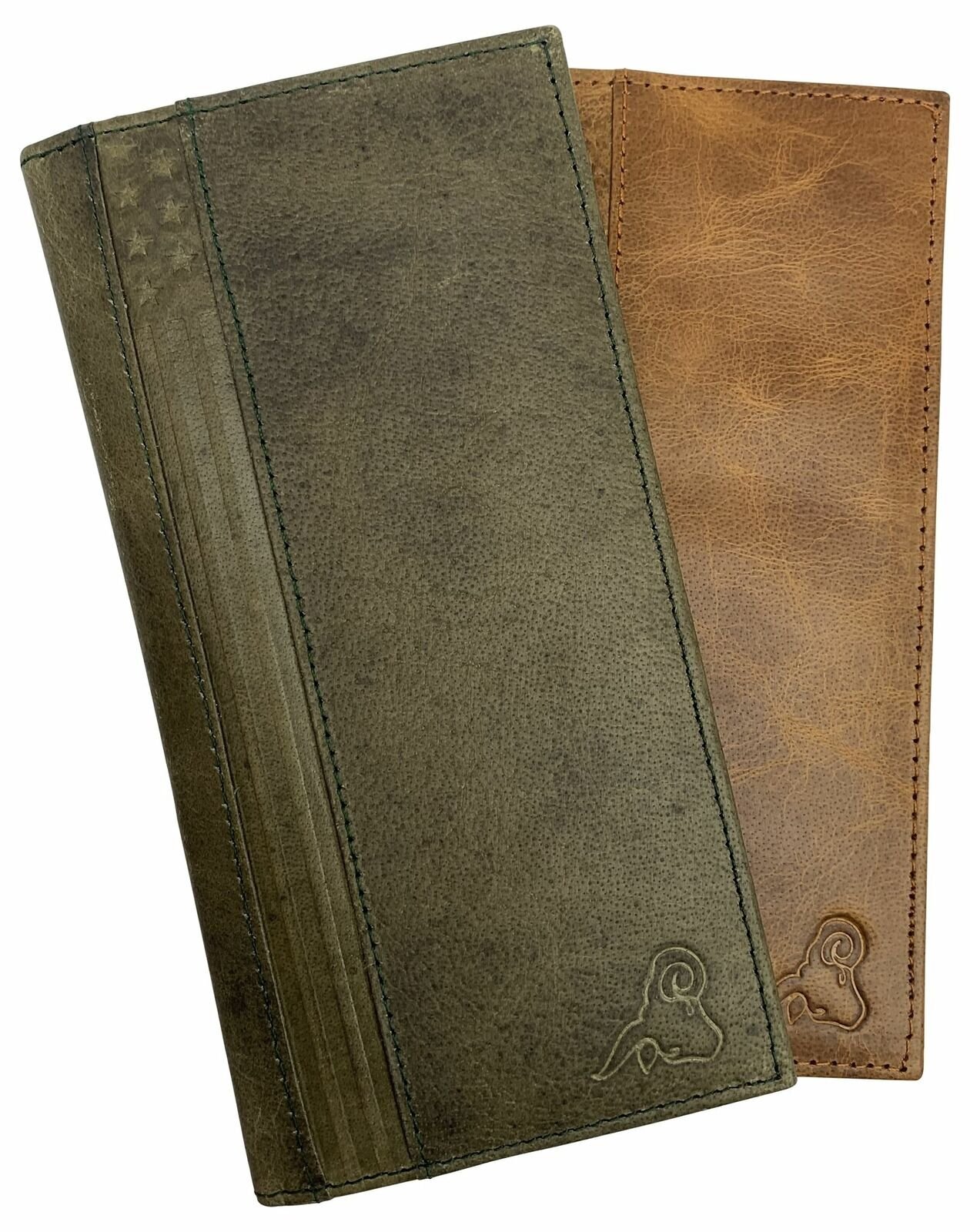 Genuine Leather Checkbook Cover For Men & Women Checkbook Holder Wallet RFID Blo