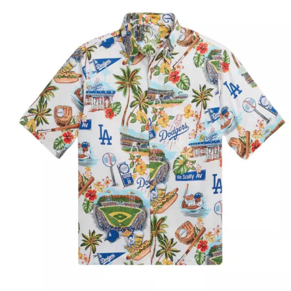 LA Hawaiian Dodgers Welcome Summer Shirt Beach Hawaiian Shirt
