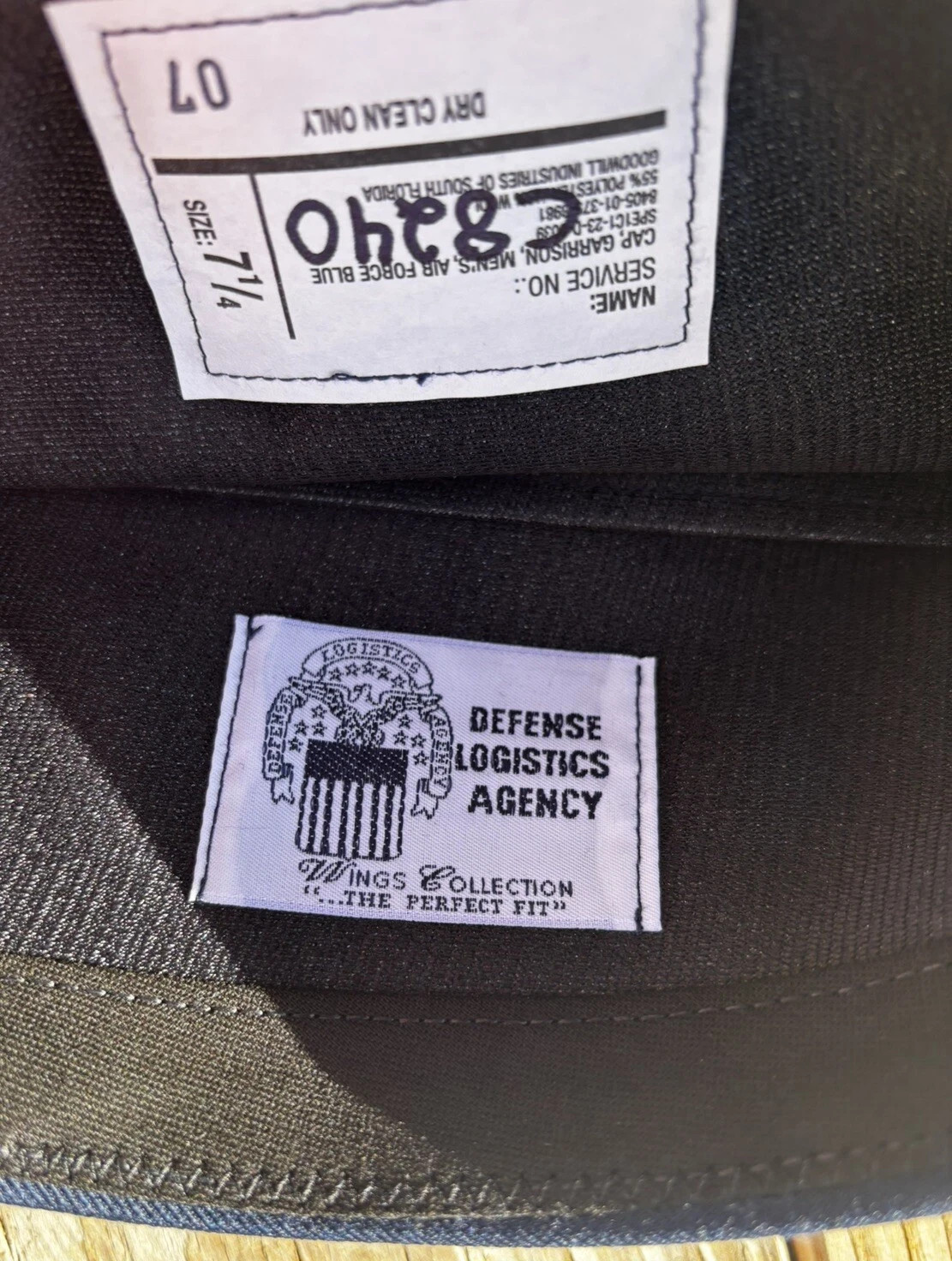 USAF Air Force Men Male Garrison Enlisted Flight Cap Sizes 6 3/4 – 7 1/2