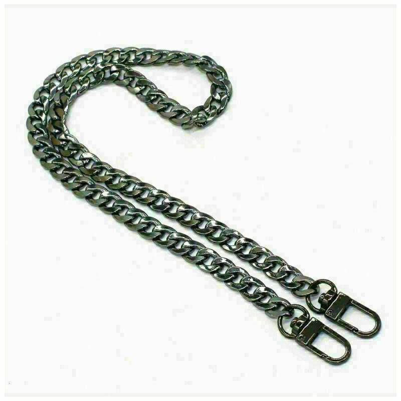 47″ Long Replacement Metal Flat Purse Chain Strap Shoulder Crossbody Bag Handbag