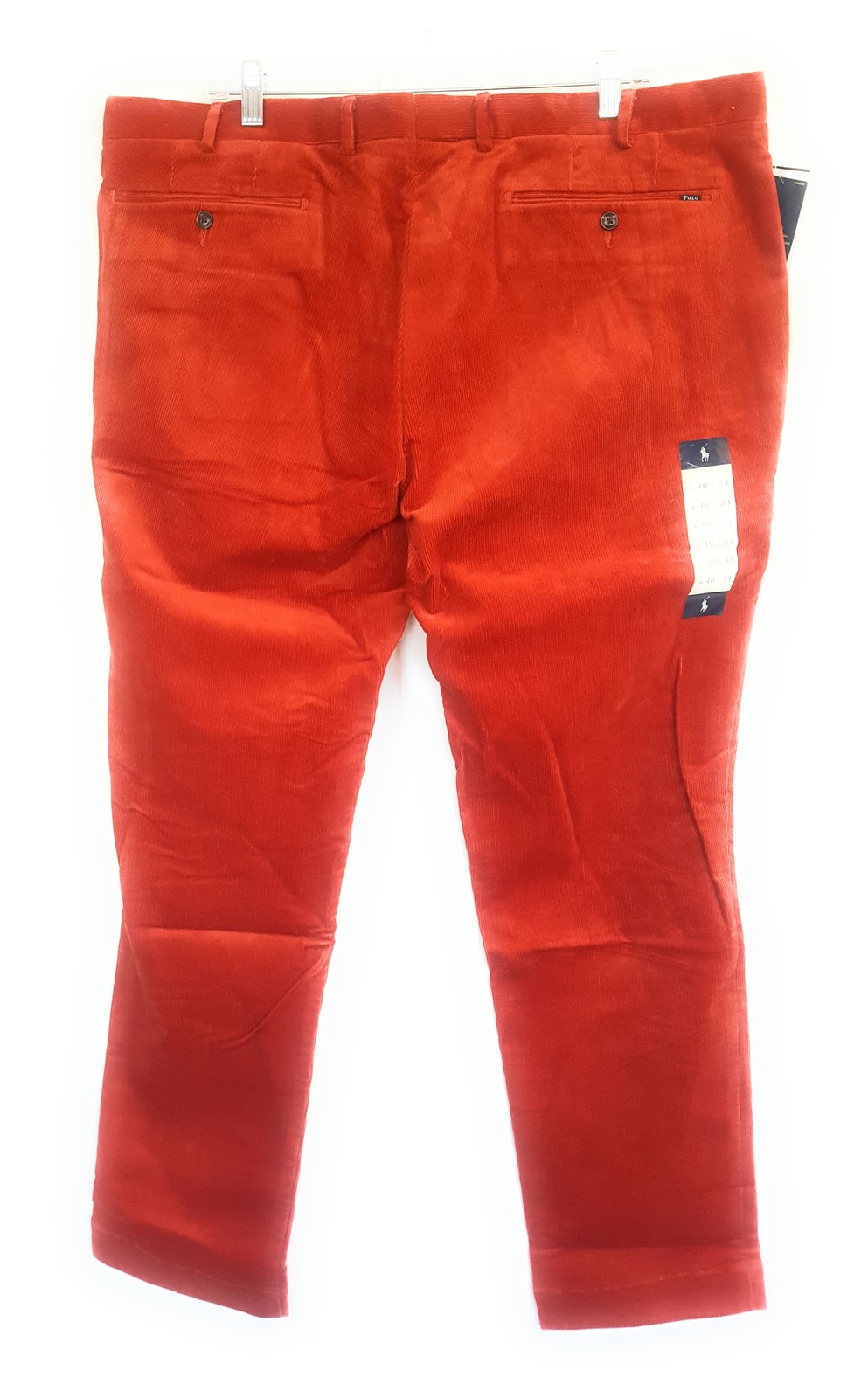 Polo Ralph Lauren Men’s Slim Fit Pant, Orange, 30W X 30L