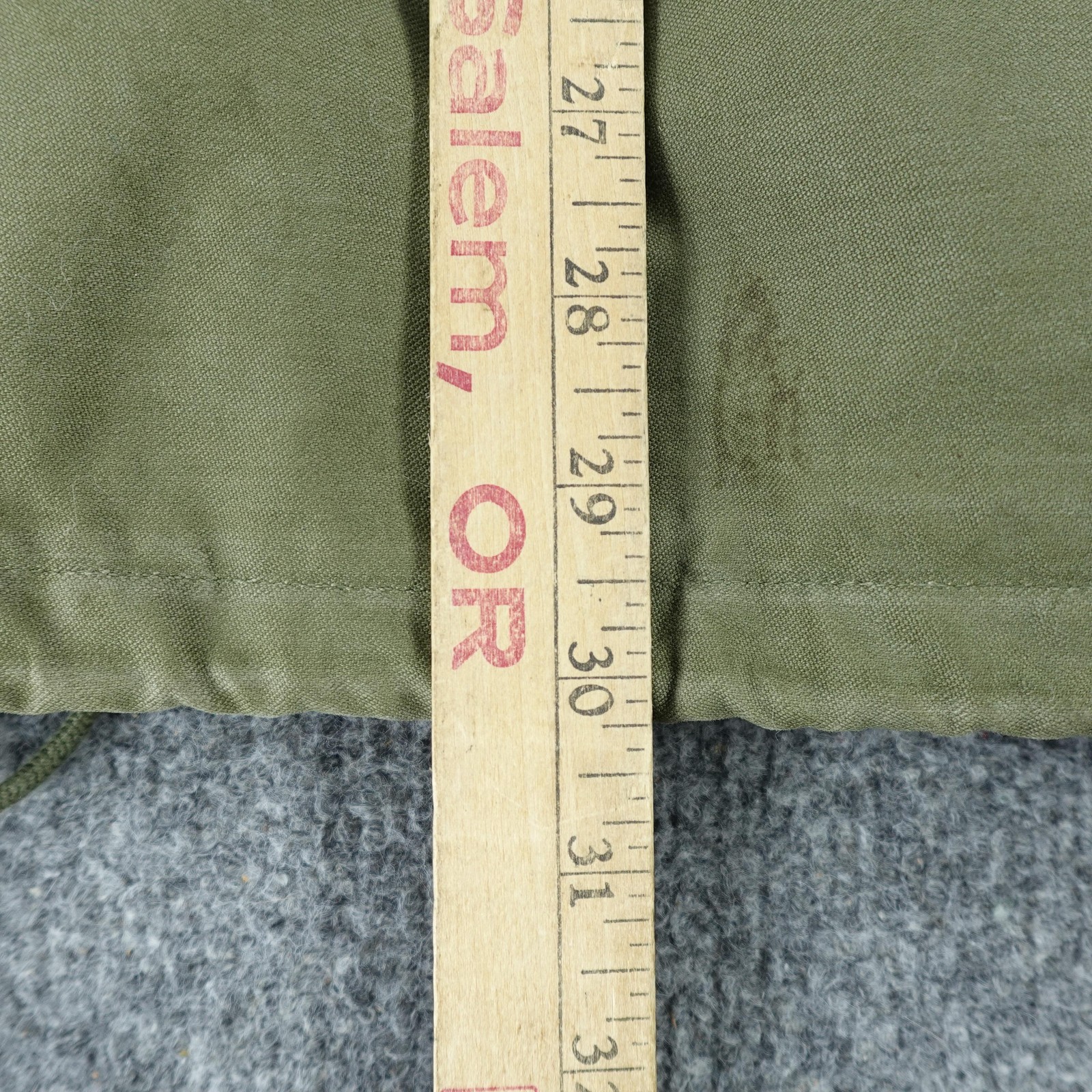 US Army Field Jacket Mens Small OG-107 M-1951 Cotton Korean War 1950s Vintage