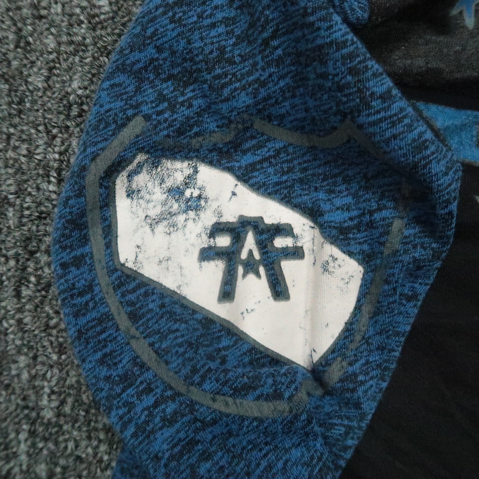 American Fighter Hoodie Mens Medium Blue Long Sleeve Athletic MMA Pullover