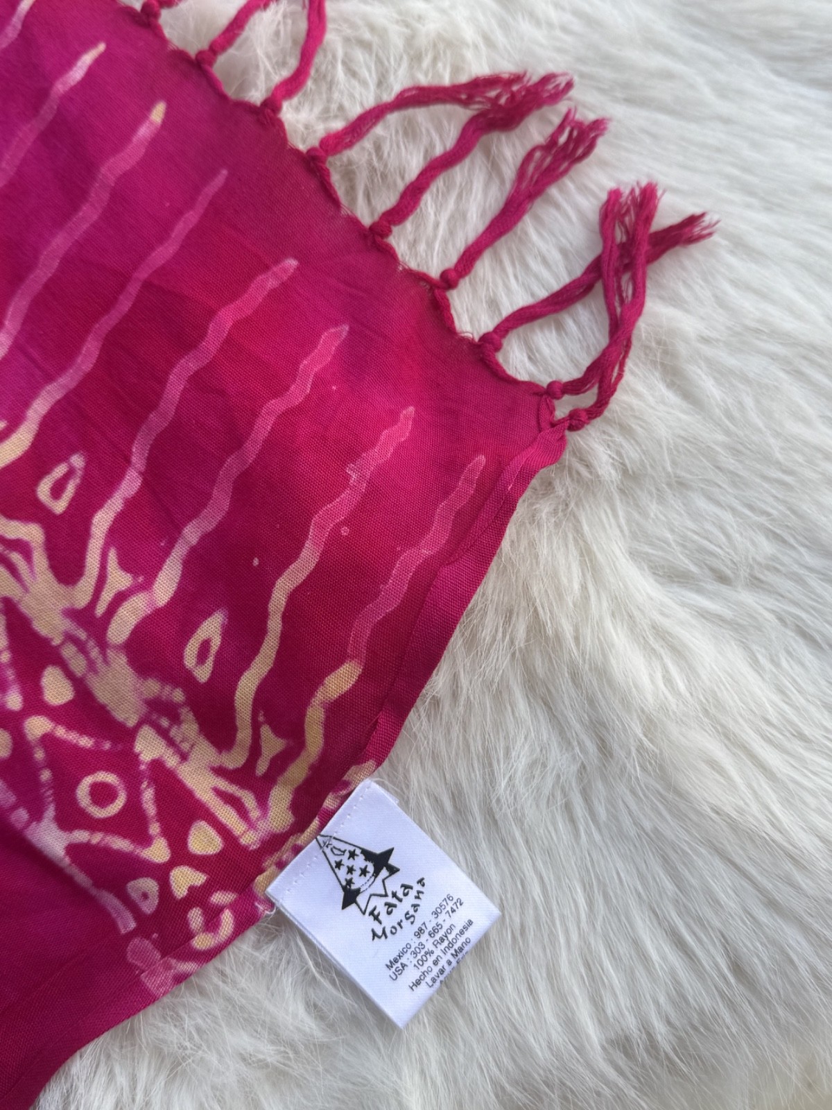 One Size Hot Pink Dolphin Print Swim Cover-Up Sarong Wrap Summer Beach Skirt