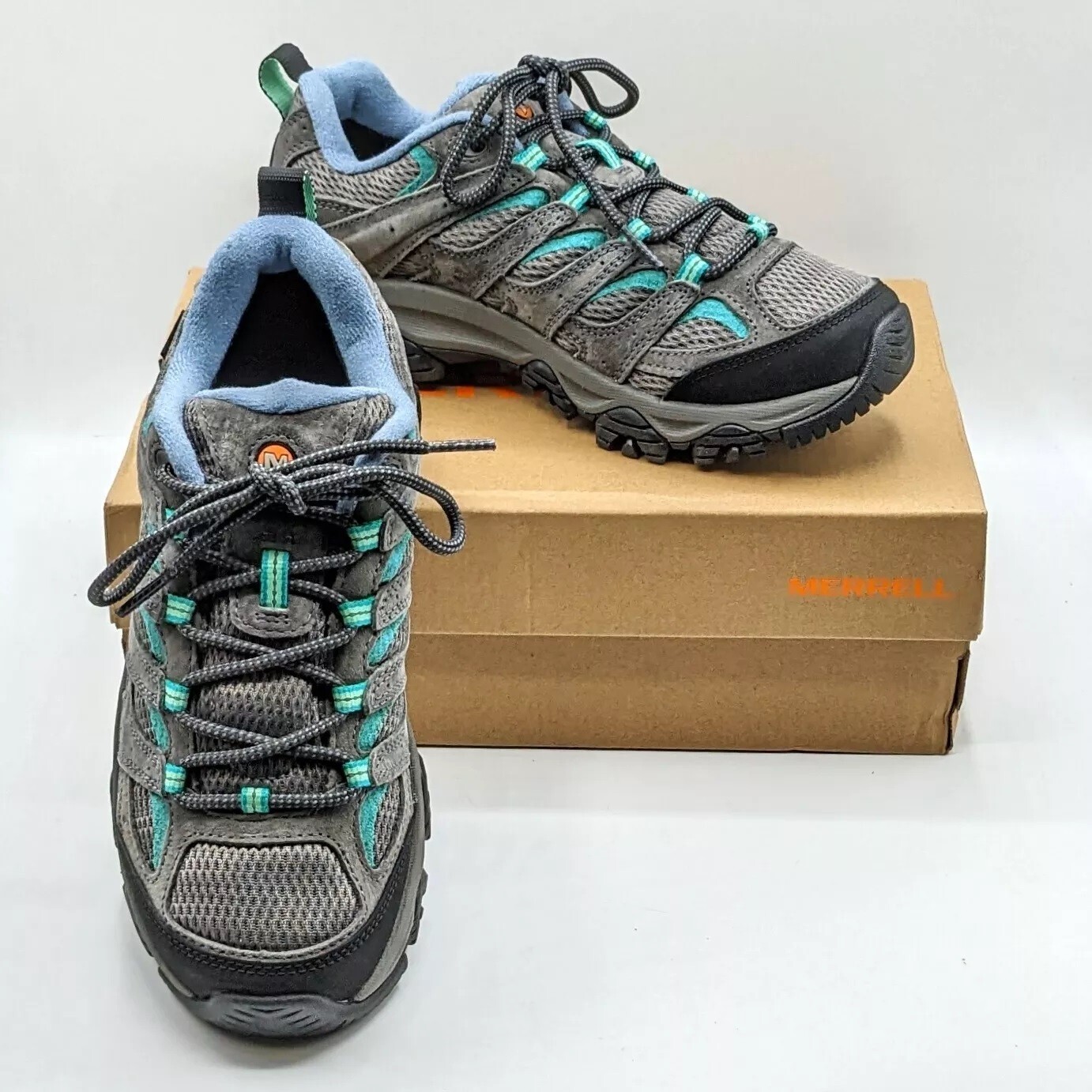 Merrell “Moab 3 WP” Women’s Waterproof Stability Hiking Shoe Granite New!