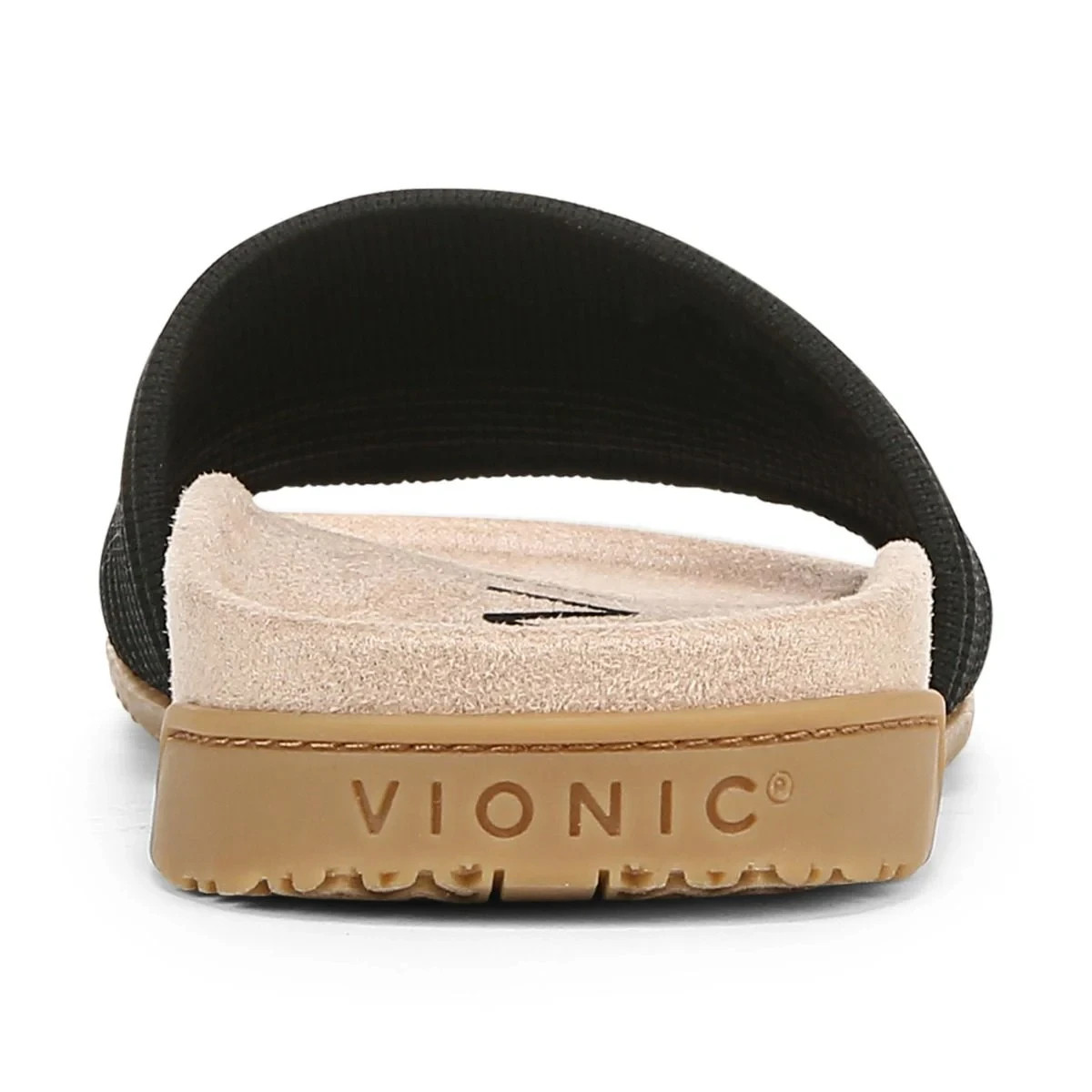 Vionic Evie Knit Slide Sandal Women Black 🔥 No Import Fees
