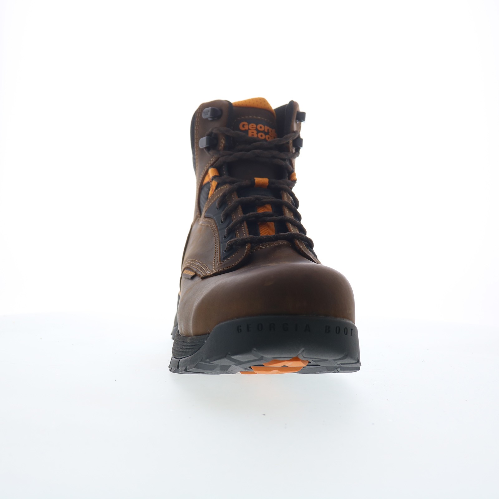 Georgia Boot TBD Alloy Toe Waterproof 6″ Work Boot Mens Brown Work Boots