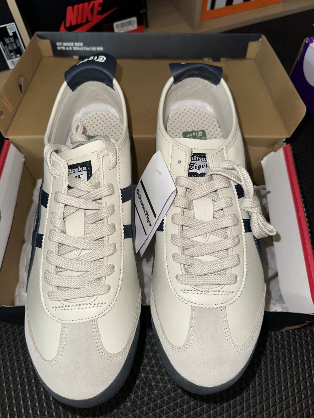 NEW ONITSUKA TIGER MEXICO 66 BIRCH PEACOAT SHOE 1183C102-200 MEN SIZE 12.5 US