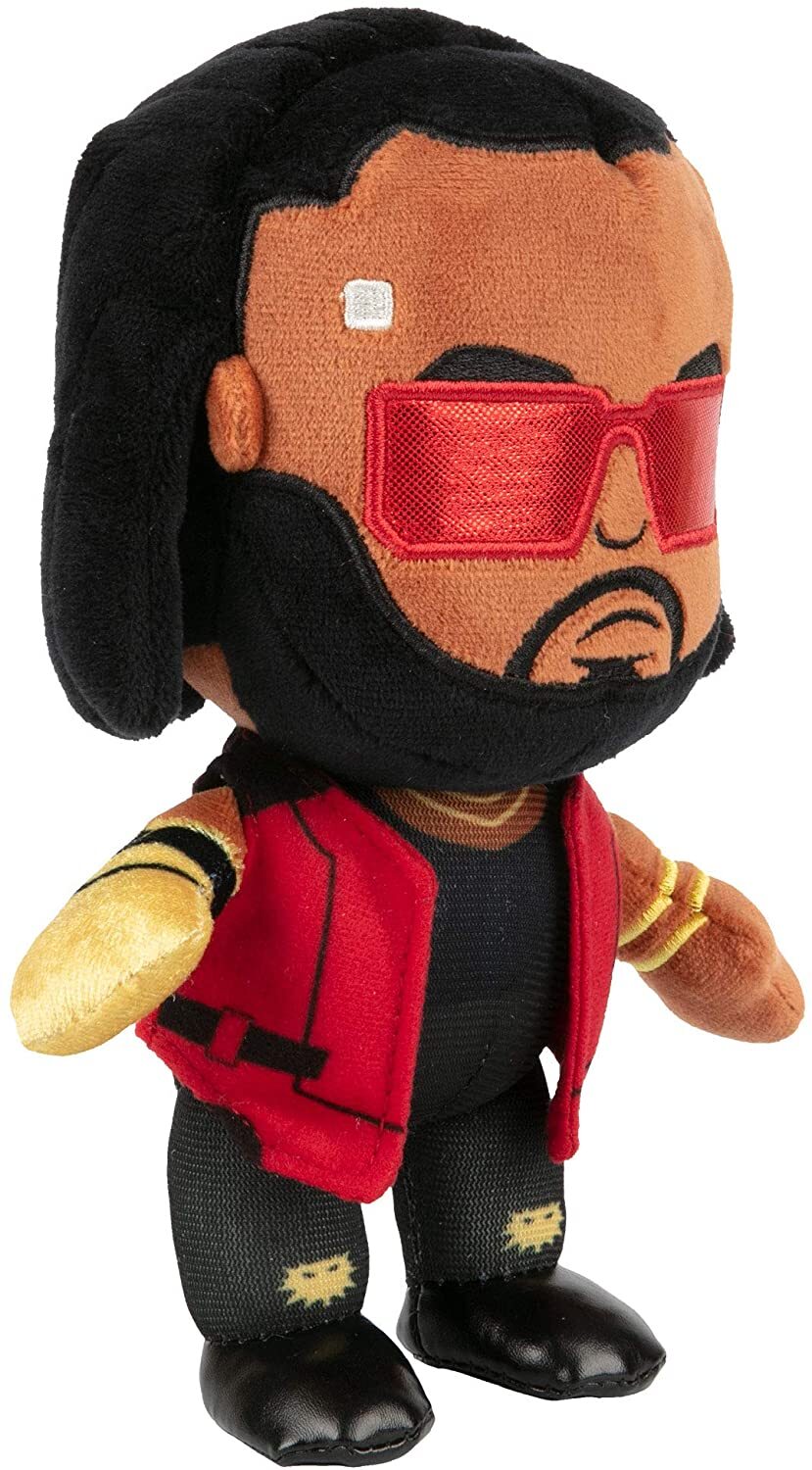 JINX Cyberpunk 2077 M8Z Dexter Deshawn Plush Stuffed Toy, Multi-Colored, 8.75″