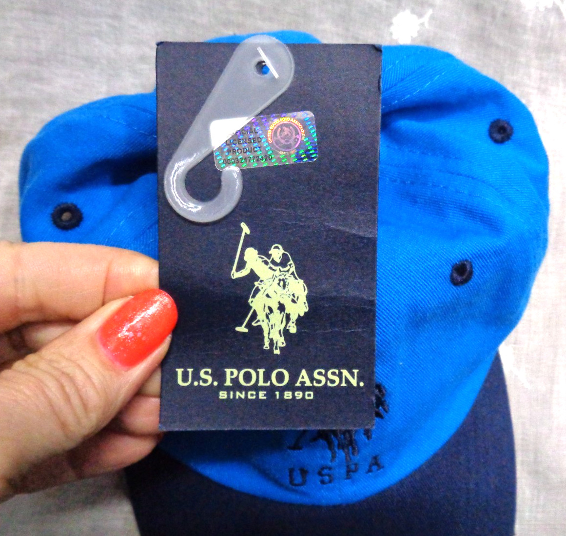 Youth U.S. POLO ASSN. Ball Cap Hat ~ BLUE / USPA 3 ~ Style CH240078 ~ NWT