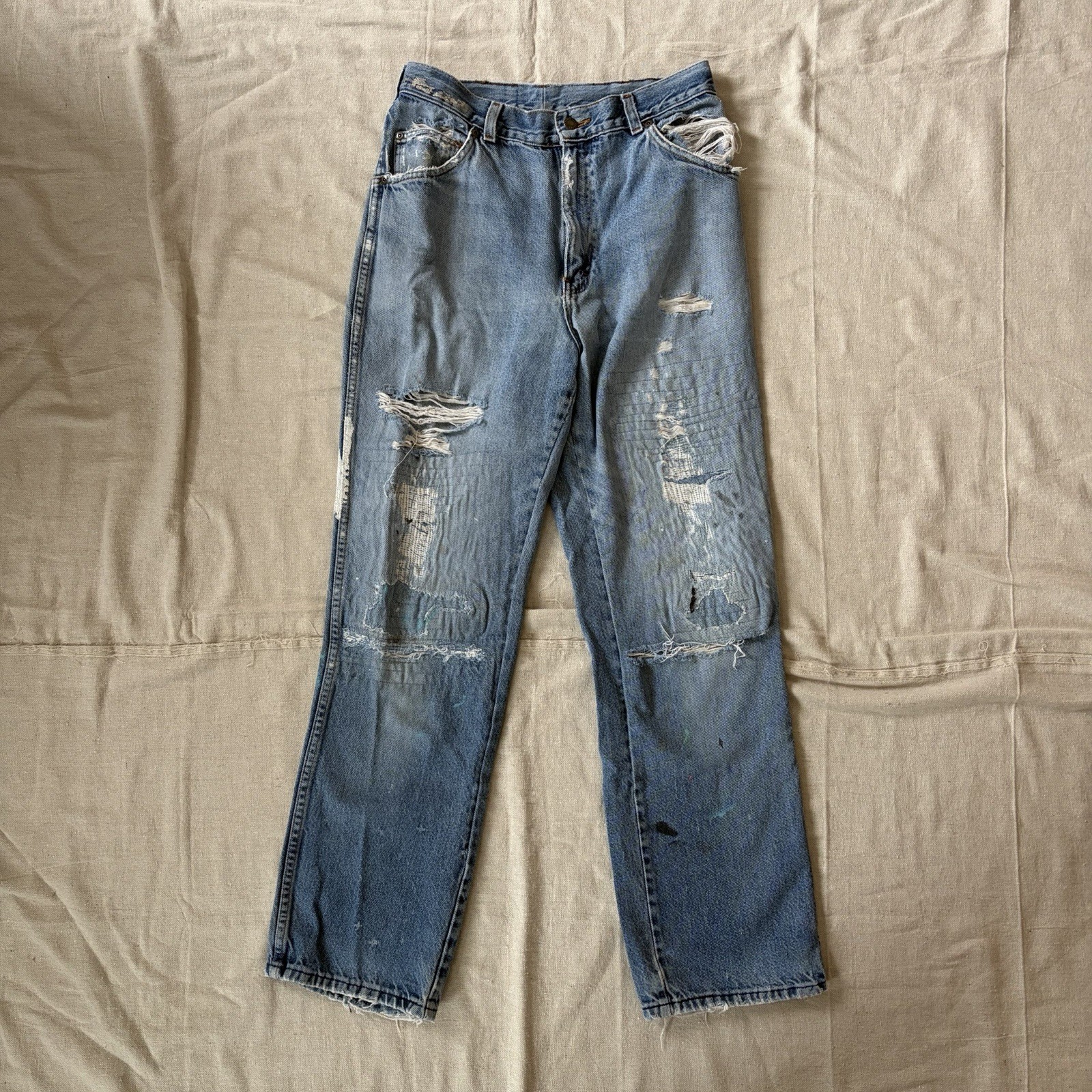 Vintage Thrashed Branders Jeans 28×30