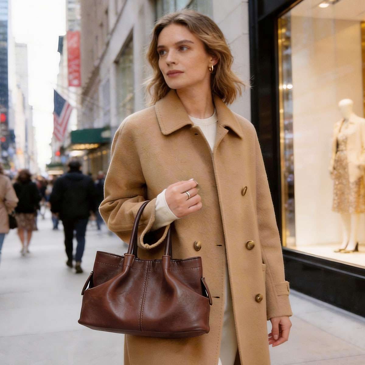 Women Lady Leather Handbags Messenger Shoulder Bags Tote Satchel Purse Large