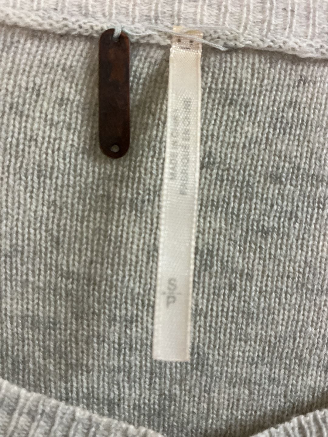 Free People Raw Edge Crop Sweater Size S