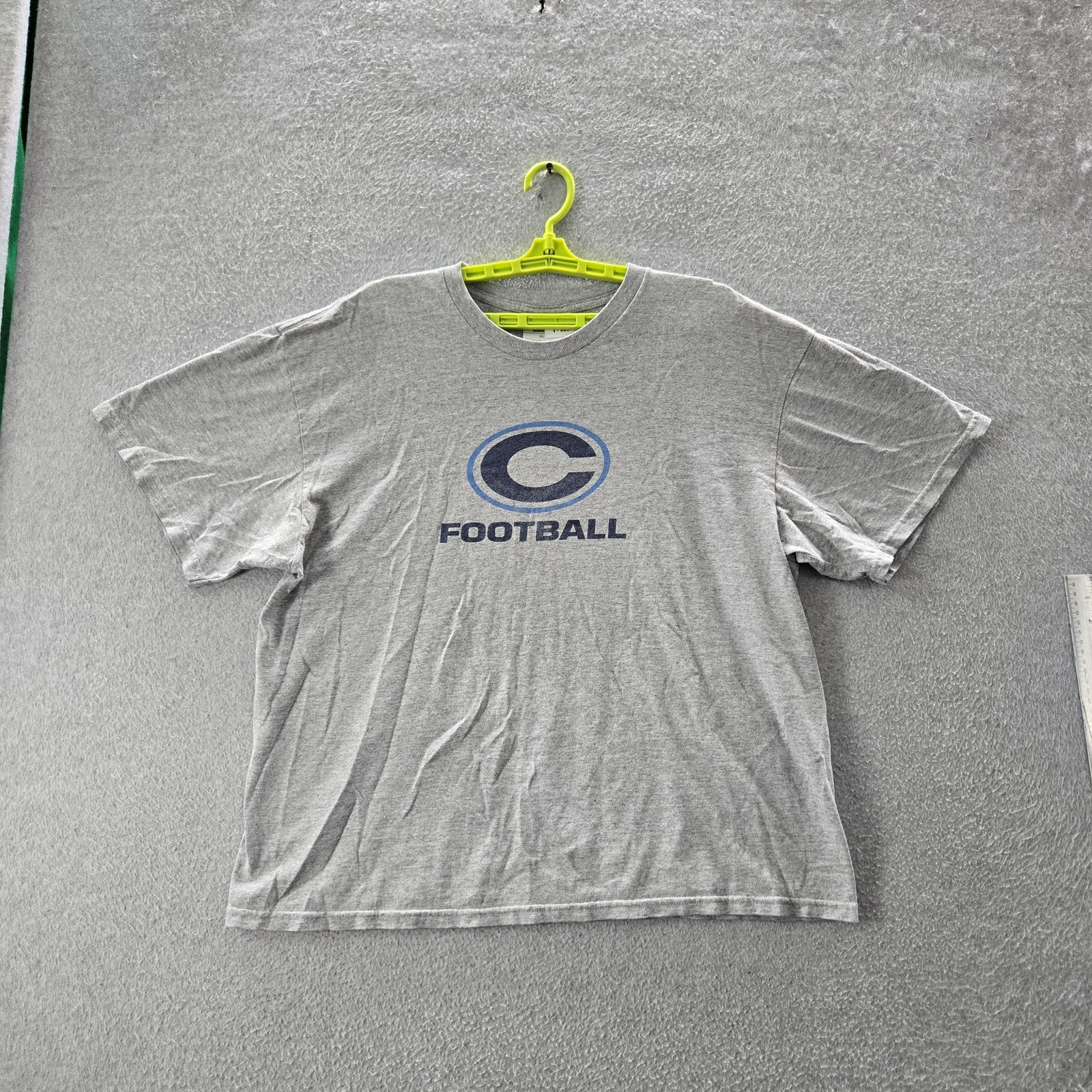 VINTAGE CVC Men Shirt XL Gray Football Devotion Desire Dependence Logo Nike Y2K