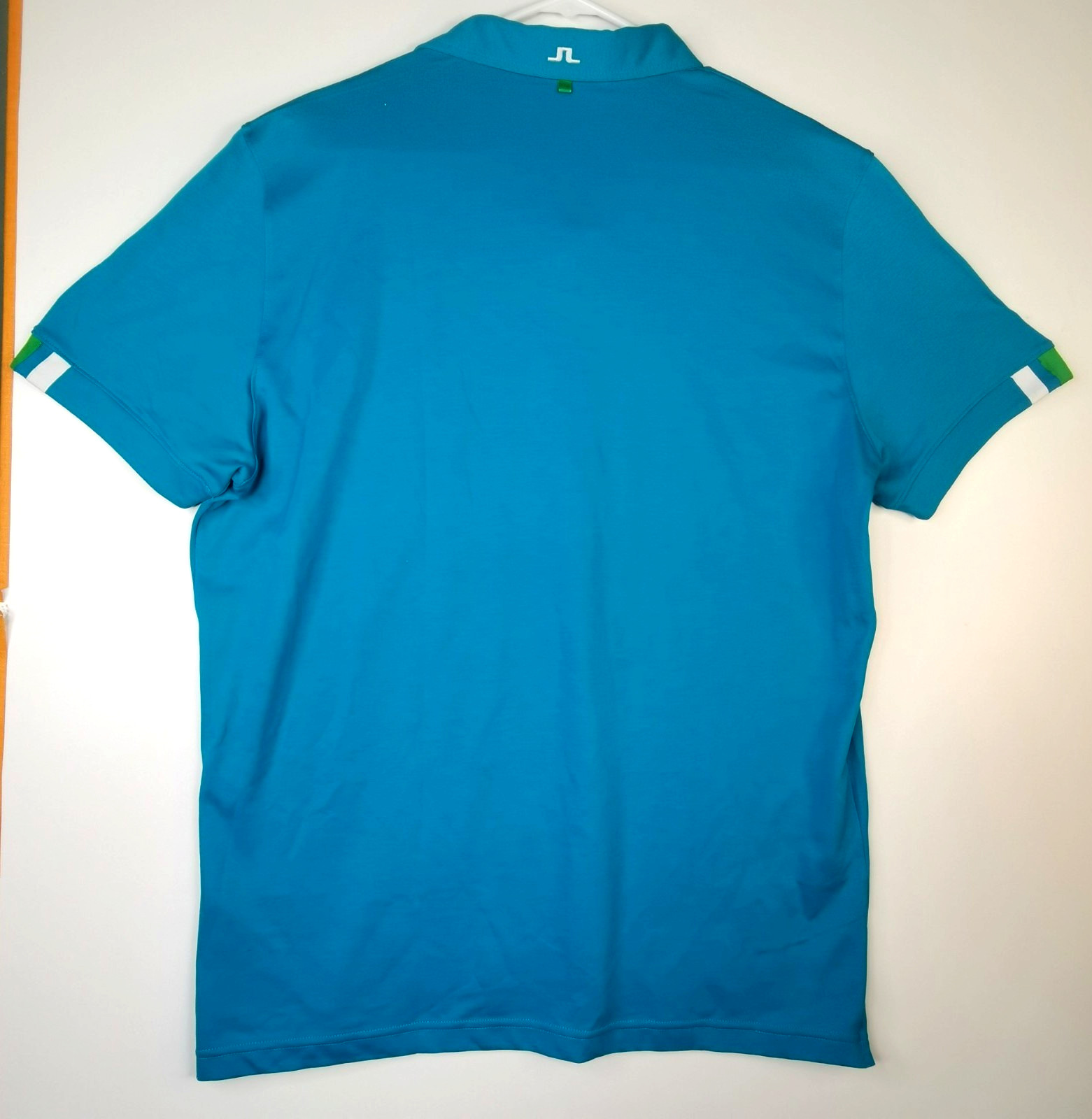 J. Lindeberg Men’s Blue Short Sleeve Polo Size XL Regular Fit Pit To Pit 24 in